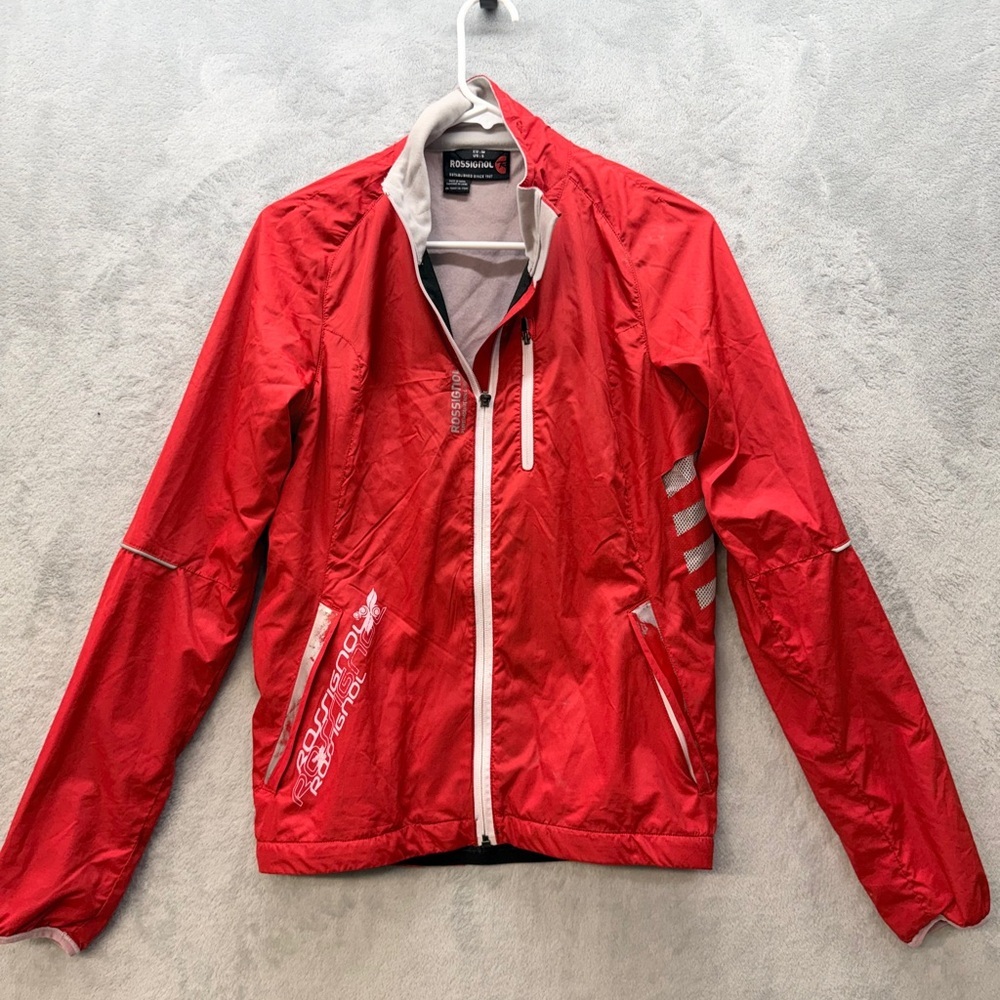 Rossignol Red Women's Jacket Size Small Pockets Ski
